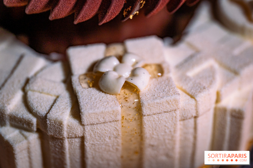 Bûche de Noël Cheval Blanc 2025 : Maxime Frédéric dévoile un sapin exceptionnel - photos - A7C02779