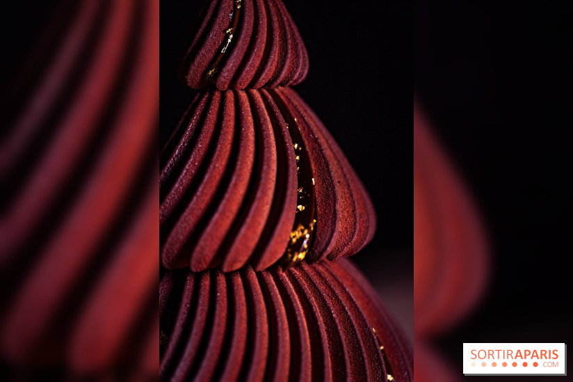 Bûche de Noël Cheval Blanc 2025 : Maxime Frédéric dévoile un sapin exceptionnel - photos - A7C02783