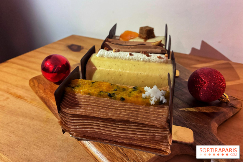 Bûches de Noël végétales de La Mauvaise Herbe
