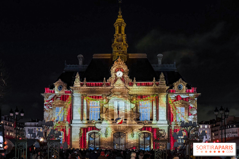 Noël 2025 à Levallois-Perret (92) : spectacle son & lumière gratuit sur l'Hôtel de Ville  - IMG 5378