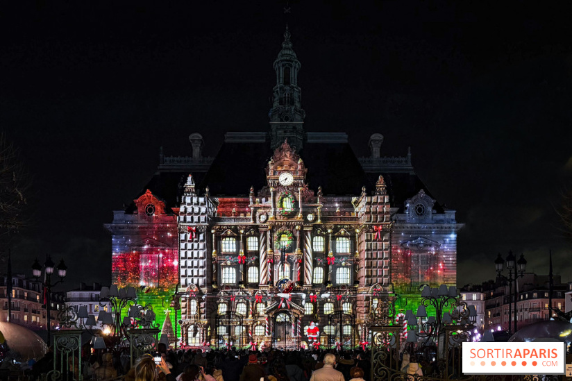 Noël 2025 à Levallois-Perret (92) : spectacle son & lumière gratuit sur l'Hôtel de Ville