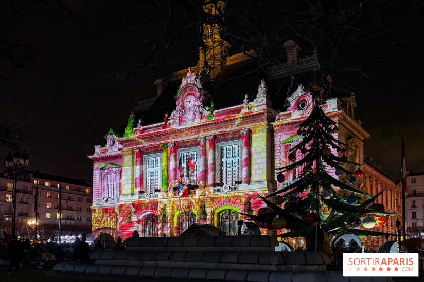 Noël 2025 à Levallois-Perret (92) : spectacle son & lumière gratuit sur l'Hôtel de Ville  - IMG 5426