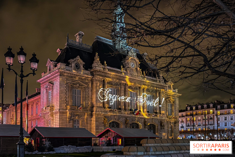 Noël 2025 à Levallois-Perret (92) : spectacle son & lumière gratuit sur l'Hôtel de Ville  - IMG 5480