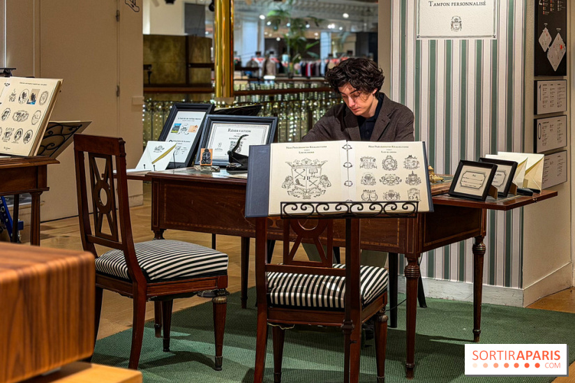 Ex Libris : votre tampon personnalisé et gravé à la main au Bon Marché Rive Gauche pour les fêtes - IMG 3572