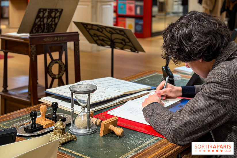 Ex Libris : votre tampon personnalisé et gravé à la main au Bon Marché Rive Gauche pour les fêtes - IMG 3607