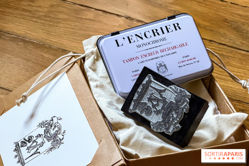 Ex Libris : votre tampon personnalisé et gravé à la main au Bon Marché Rive Gauche pour les fêtes - IMG 5977