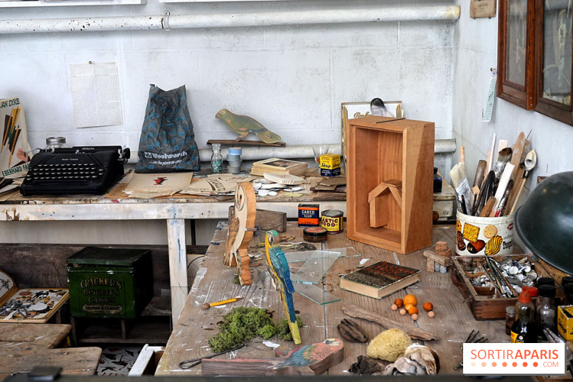 L'atelier de Joseph Cornell recréé par Wes Anderson à la galerie Gagosian