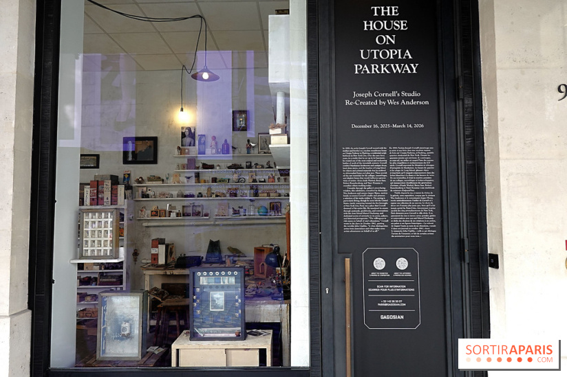 L'atelier de Joseph Cornell recréé par Wes Anderson à la galerie Gagosian