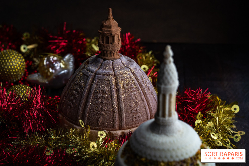 Les bûches de Noël glacées de Bachir spécial dômes parisiens