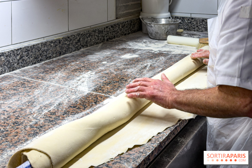 La Galette des Rois 2026 de l'Élysée, fabriquée par la Boulangerie Le Moulin de la Croix Nivert - IMG 7270
