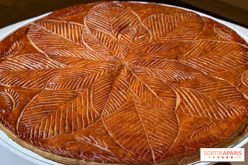 La Galette des Rois 2026 de l'Élysée, fabriquée par la Boulangerie Le Moulin de la Croix Nivert - IMG 7496