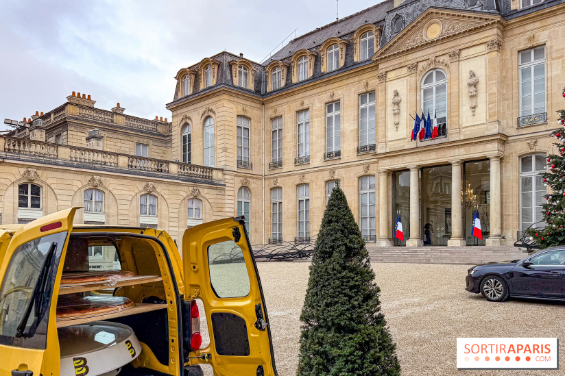 La Galette des Rois 2026 de l'Élysée, fabriquée par la Boulangerie Le Moulin de la Croix Nivert