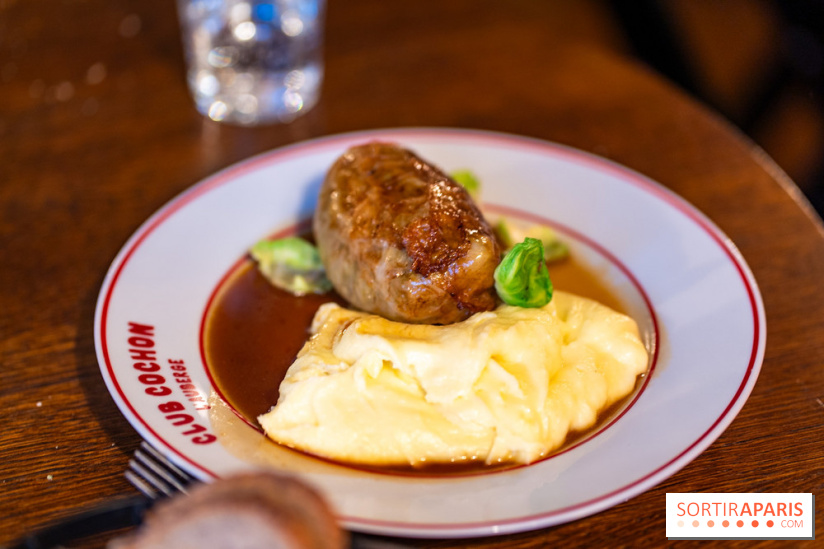 Club Cochon l'Auberge, le bistrot français Paris 9e - chou farci