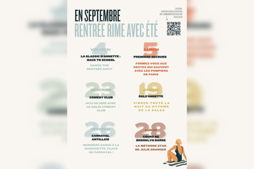 Annette K. célèbre le Paris des vacances en août