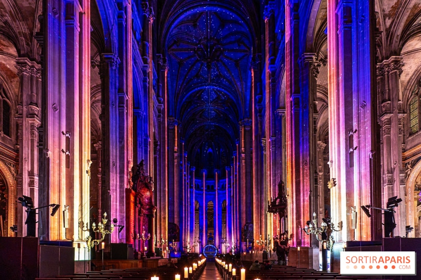 L'Odyssée Céleste à l'église Saint-Eustache à Paris, le nouveau spectacle Luminiscence 