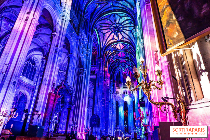 L'Odyssée Céleste à l'église Saint-Eustache à Paris, le nouveau spectacle Luminiscence 