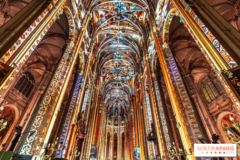 L'Odyssée Céleste à l'église Saint-Eustache à Paris, le nouveau spectacle Luminiscence 