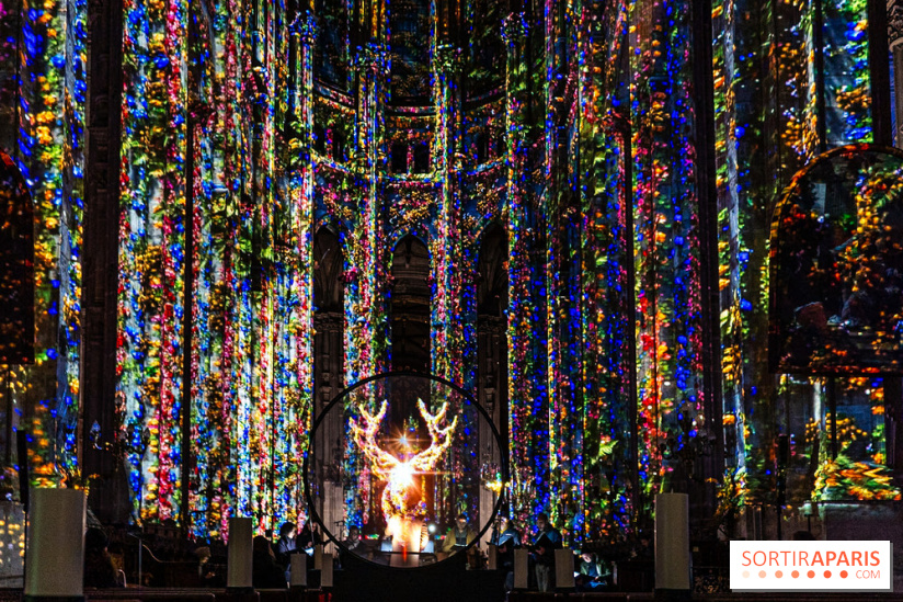 L'Odyssée Céleste à l'église Saint-Eustache à Paris, le nouveau spectacle Luminiscence 