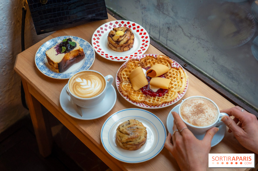 Bonne Montmartre, le coffee shop Norvégien Paris 18e - gaufre