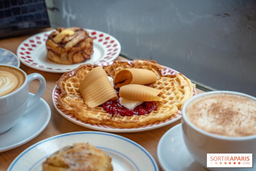 Bonne Montmartre, le coffee shop Norvégien Paris 18e - gaufre