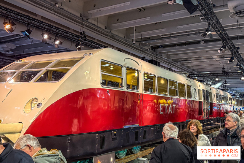 Salon Rétromobile 2026 à Paris - train Bugatti