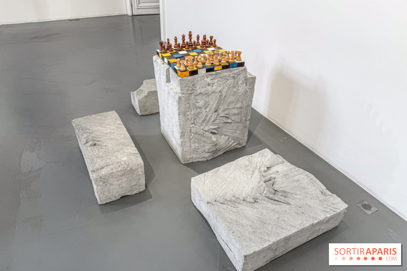 Exposition Un Siècle d'Echecs à la Galerie Perrotin
