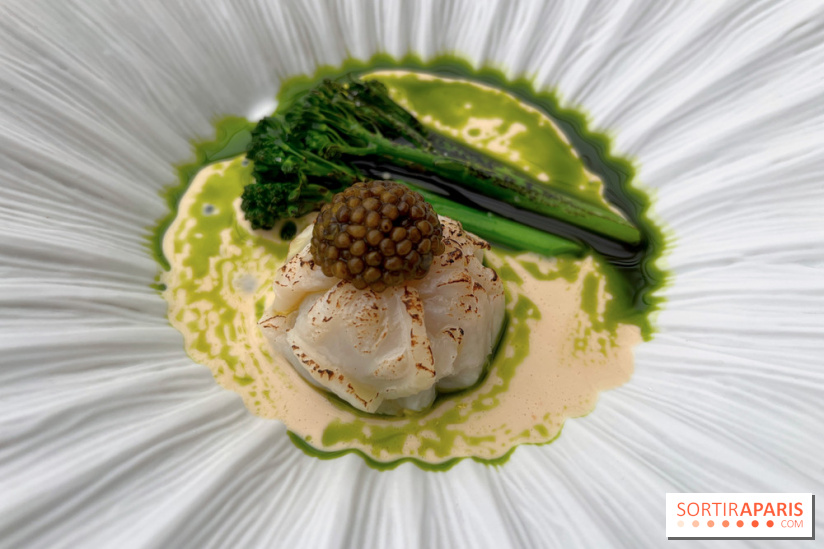 La Véranda, La Réserve Hôtel & Spa - Raviole de Saint-Jacques, caviar