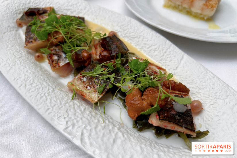 La Véranda, La Réserve Hôtel & Spa - Maquereau à la flamme