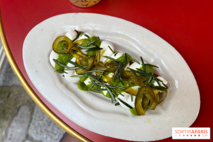 Chez Carrie - Frites de polenta, labneh, harissa verte, jalapenos