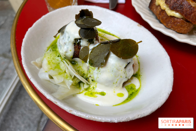 Chez Carrie - Polpette de courge, shiitake, ricotta fumée