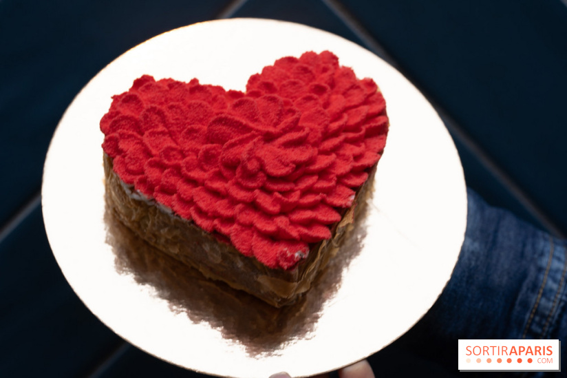 Saint-Valentin 2026 : les cœurs pâtissiers de Maison Aleph - photos - vanille caramel