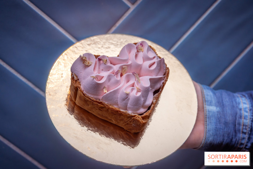 Saint-Valentin 2026 : les cœurs pâtissiers de Maison Aleph - photos - rose framboise pistache