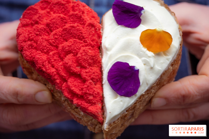 Saint-Valentin 2026 : les cœurs pâtissiers de Maison Aleph - photos - demi coeur