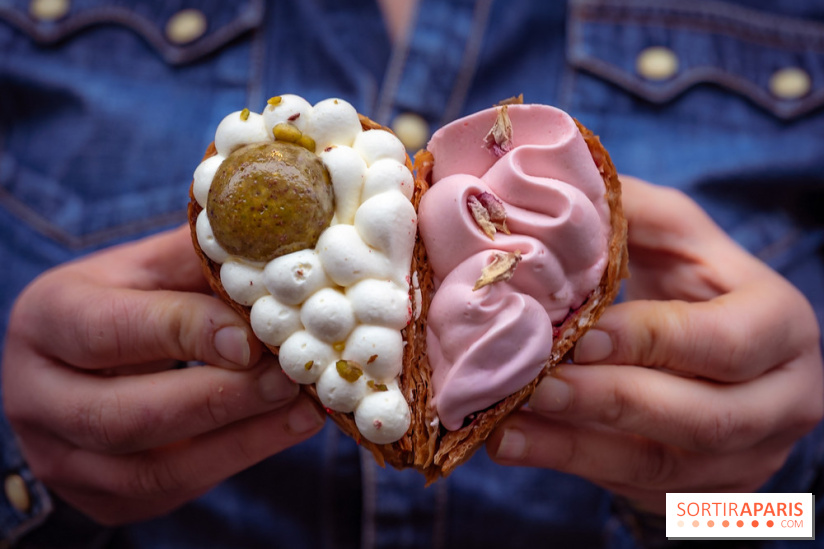 Saint-Valentin 2026 : les cœurs pâtissiers de Maison Aleph - photos - demi coeur