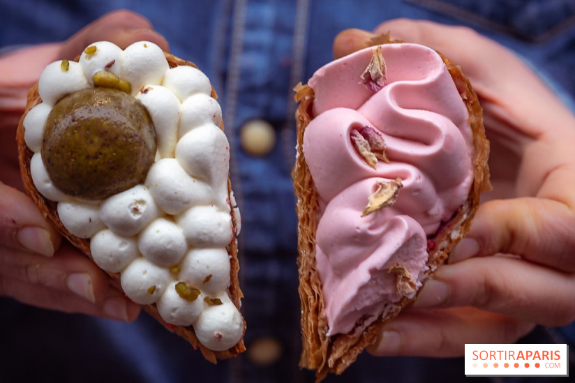 Saint-Valentin 2026 : les cœurs pâtissiers de Maison Aleph - photos - demi coeur