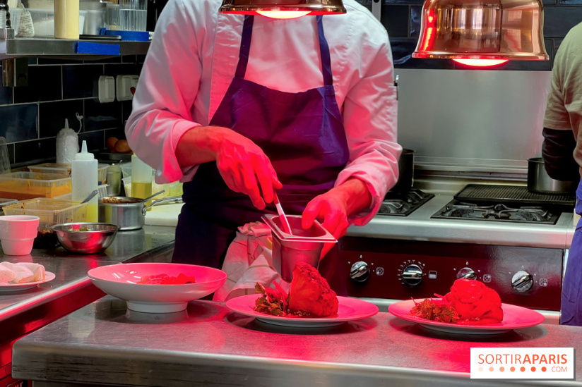 L'Arrêt by The Grey - Cuisine ouverte