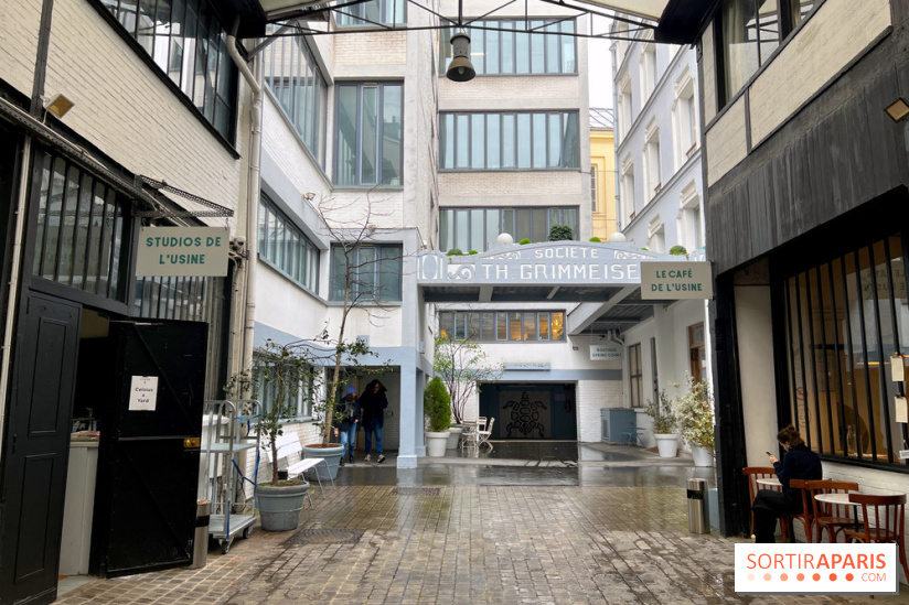 Café de l'Usine - Devanture cour intérieure