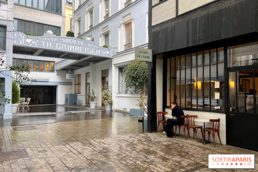 Café de l'Usine - Devanture cour intérieure