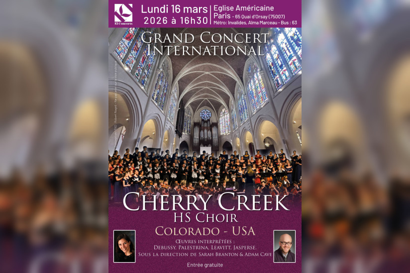 Grand Concert de Chant Choral à l'Eglise Américaine de Paris
