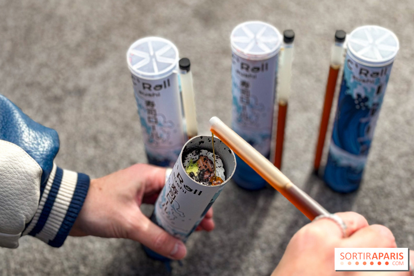 C'Roll Sushi : le restaurant japonais qui fait buzzer la tendance des sushis en tube à Paris - IMG 3721