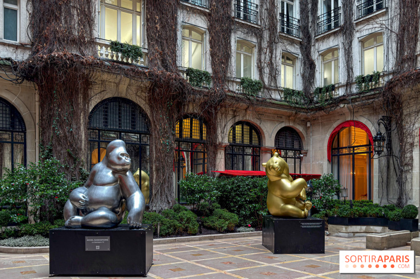 Exposition gratuite au Plaza Athénée : le bestiaire de Michel Bassompierre s'invite au palace - IMG 3915