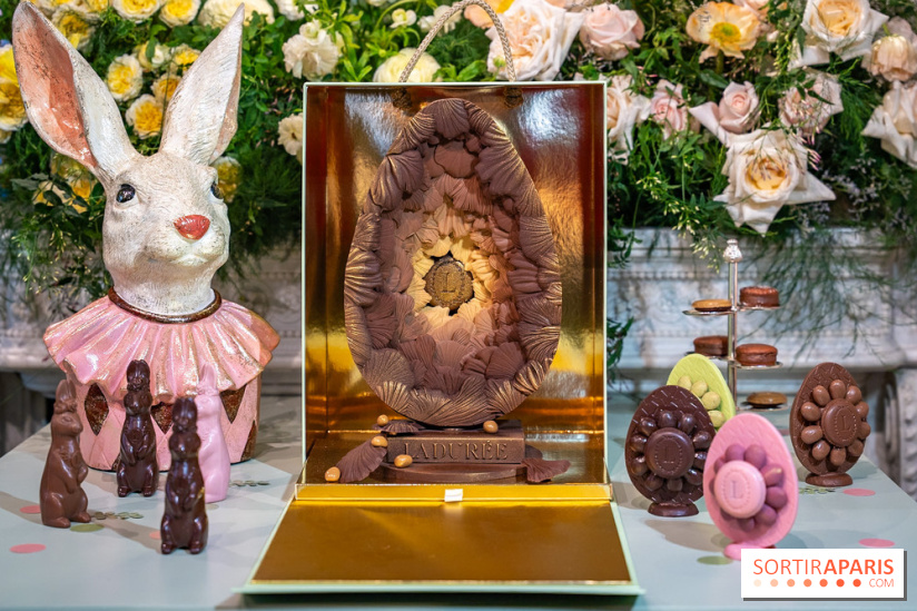 Pâques Laduree 2026 : oeufs en chocolat floral, coffrets et créations exclusives - photos