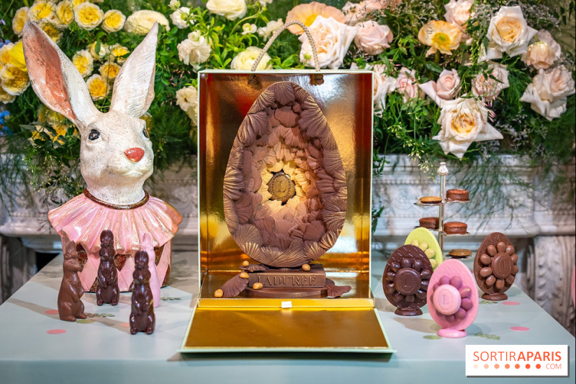 Pâques Laduree 2026 : oeufs en chocolat floral, coffrets et créations exclusives - photos