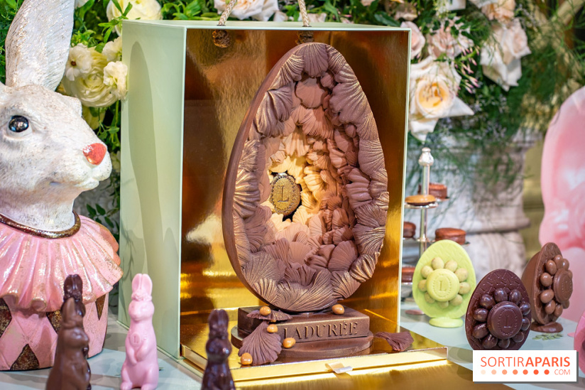 Pâques Laduree 2026 : oeufs en chocolat floral, coffrets et créations exclusives - photos