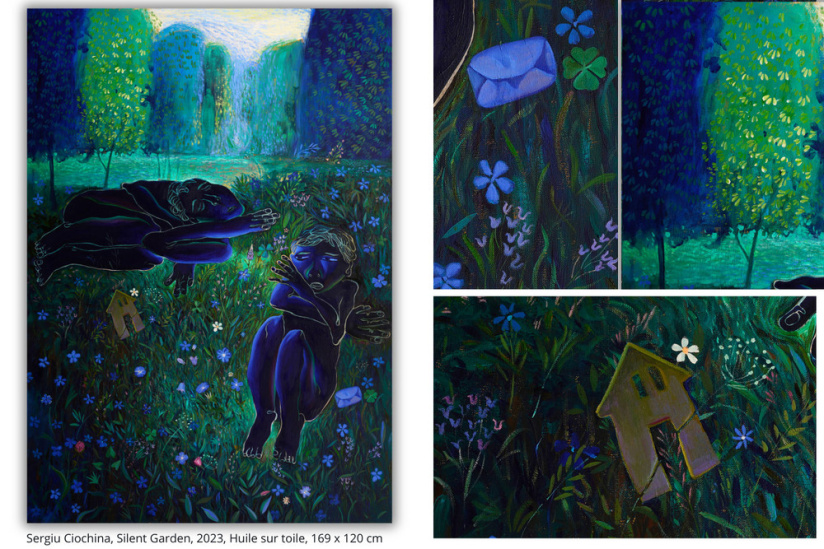 À Paris, Yoyo Maeght dévoile son nouveau coup de cœur artistique : le peintre Sergiu Ciochina. 