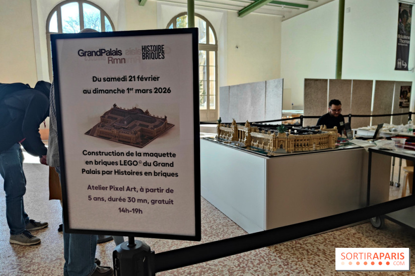 Insolite : assistez au montage en live d'une maquette LEGO du Grand Palais