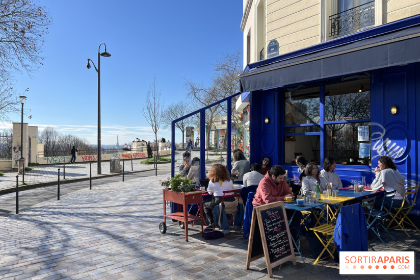 Moncœur Belleville - Terrasse vue Paris