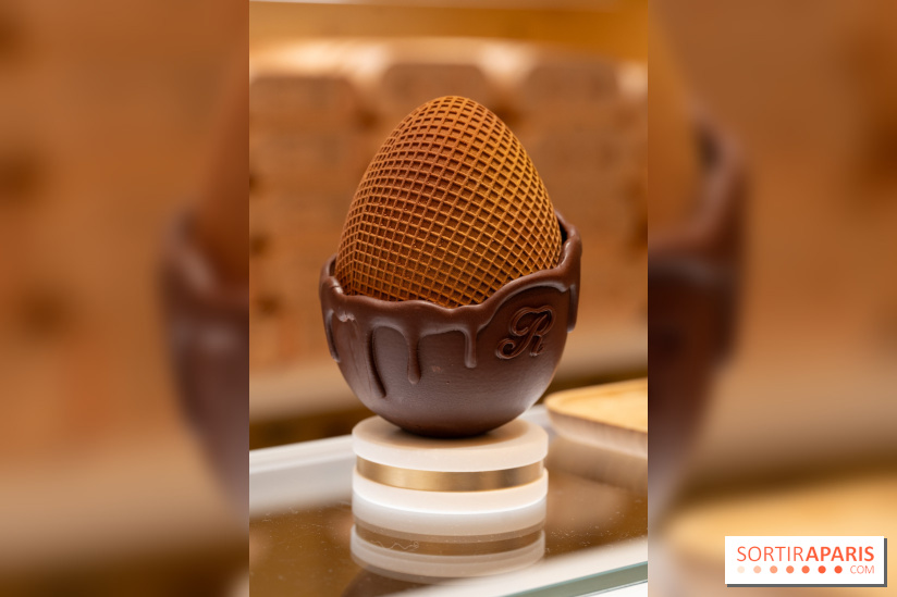 L'oeuf de Pâques gaufrette et chocolats du Ritz Paris le Comptoir