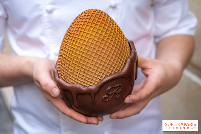 L'oeuf de Pâques gaufrette et chocolats du Ritz Paris le Comptoir - A7C06615
