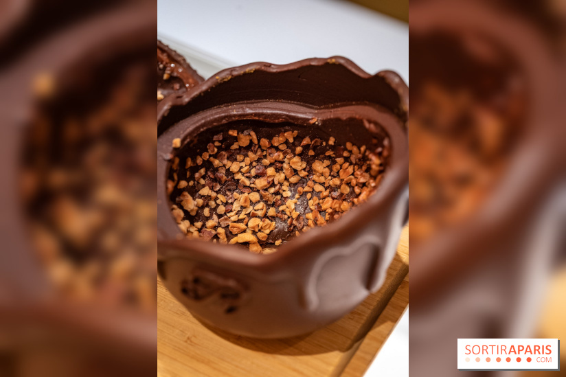 L'oeuf de Pâques gaufrette et chocolats du Ritz Paris le Comptoir